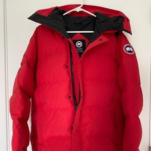 CANADA GOOSE 3804MA MACMILLAN PARKA Large L Red